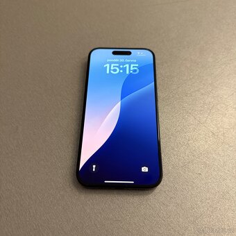 iPhone 15 Pro 256GB blue titan, pěkný stav, 12 měsíců záruka - 5