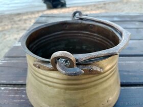 Měděná menší žardiniéra - 5