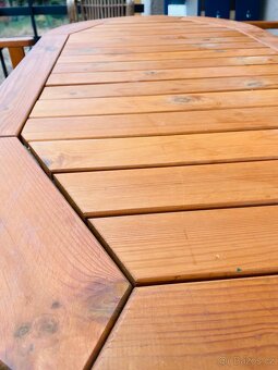 Zahradní set - dřevěný - 5