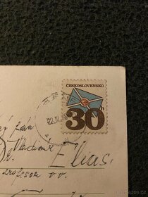 Velmi staré pohlednice se známkami - 5