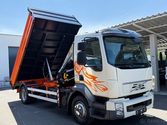 VOLVO FL280 SKLÁPĚČ TŘÍSTRANNÝ HYDRAULICKÁ RUKA HIAB - 5