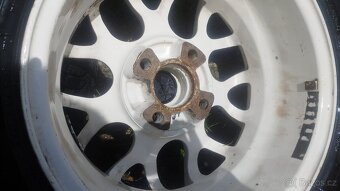 ALU kola PLATIN 4x108 185/60 R14, ET16 zimní pneu (6-7mm) - 5