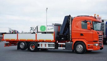 9240 - Scania G 410 - 6x2 - Valník + HR-HIAB 244 EP-5 – EURO - 5