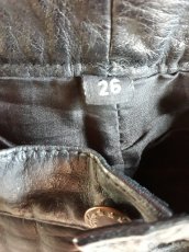 Kožené kalhoty z buvolí kůže na moto - 5