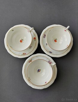 Nádherný porcelánový čajový set Bohemia Porcelán Bianca - 5