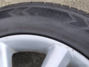 Alu kola 5x114,3 r18 na Hyundai ix35 letní pneu 225/55 r18 - 5