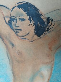 obraz NÁDHERNÁ KRÁSKA, AKT, 104x74cm, Jaroslav Štika - 5