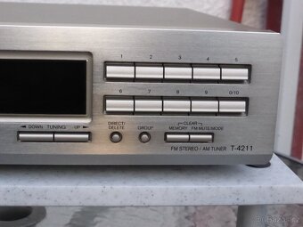 ONKYO T-4211 špičkový tuner s RDS, 30 předvoleb - 5