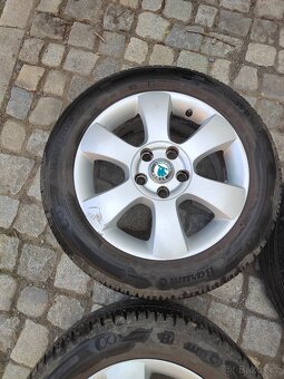 Prodám orig alu 16 škoda Octavia 2 5x112 ET 50 letní pneu - 5