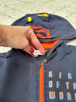 Chlapecká mikina na zip s kapucí vel 116 pro 6 let - 5