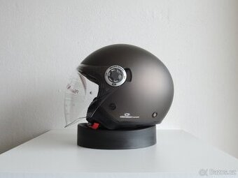 Helma na skútr, motocykl, G20, Gari, hnědá v.L - 5