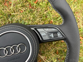 AUDI VOLANT ZKOSENY SPORTOVY + PADLA + AIRBAG - 5