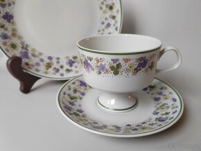 Krásná porcelánová čajová sada/trio Lichte Porzellan - 5