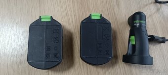 FESTOOL - 2x baterie + úhlový nástavec + nabíječku - 5