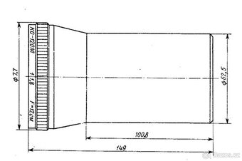 Udržovaný teleobjektiv SSSR KO-120M F-120mm - 5