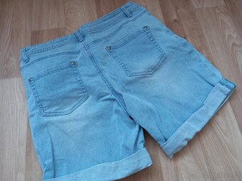 03 - Světle modré riflové kraťasy vel. L - XL - 5