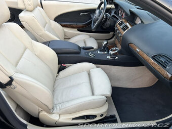BMW E64 650i kabriolet sport.automat+sedačky 138tis.km - 5