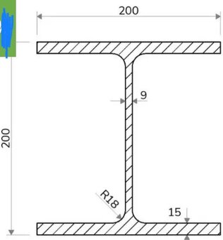 Prodám Nosníky HEB 200mm - 5