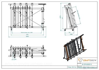 rámový lis, lis na lepeni dřeva, lepení dřeva, Klížicí lis - 5