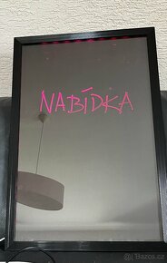 Světelná reklamní LED psací tabule 40x60 cm s DO - 5