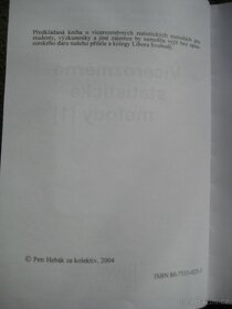 Vícerozměrné statistické metody, Hebák, Hustopecký,... - 5