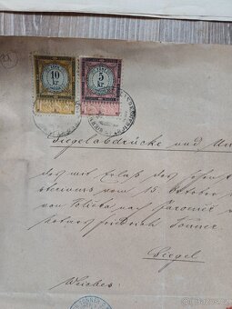 Staré dokumenty s kolky 5 - 5