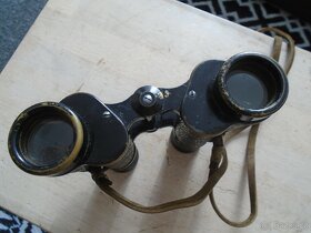 Sovětský vojenský dalekohled r.1945 + pouzdro - 5