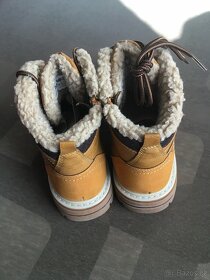 Kotníkové zimní boty s kožíškem na zip - Landrover - 5