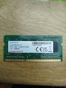 SLEVA - ADATA SO-DIMM 4gb DDR3L 1600Mhz - 5