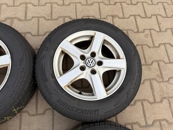 4x al kola 5x112 15 + pneu letní 195/65 R15 - 5