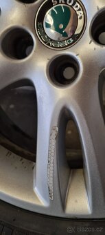 Disky Škoda/VW/Seat 6 1/2 Jx16H2 ET43 5x112 vč. pneu - 5
