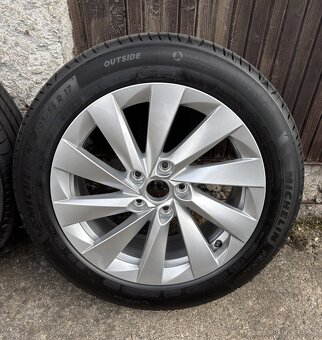 Nová kompletní sada, kola 17" MENSA + Michelin na Octavia 4 - 5