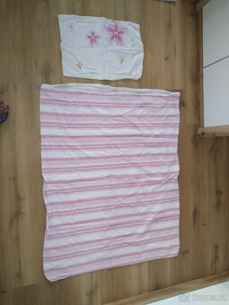 Dívčí dětské povlečení do postýlky Růžové 95 x 120 cm - 5