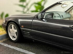 1:18 Mercedes-Benz SL600 (1997) Black - AUTOart Millennium - 5