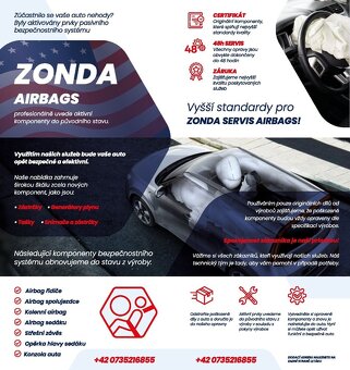 AIRBAG,PALUBNÍ DESKA,BEZPEČNOSTNÍ PÁS, VŠECHNY AUTA - 5