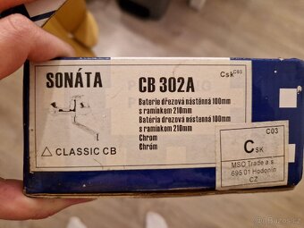 Dřezová baterie Mereo Sonáta, nová - 5