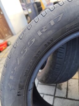 215/55 r17 - LETNÍ SADA - PIRELLI - 5