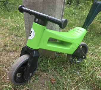 Odrážedlo Funny Wheels zelené (dvojkolo) - 5