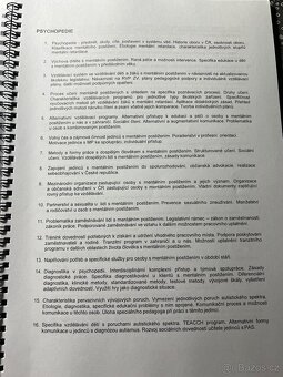 Speciální pedagogika - státnicové otázky + kniha (etopedie) - 5