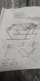 NOVÁ Zahradní postel s kovovým rámem JMS-150 - VÝPRODEJ - - 5