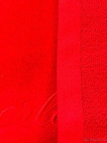 GUERLAIN - luxusní velká červená osuška UNISEX - 5