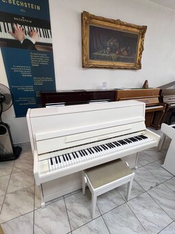Bílé pianino Reiger Kloss se zárukou 5 let, doprava zdarma. - 5