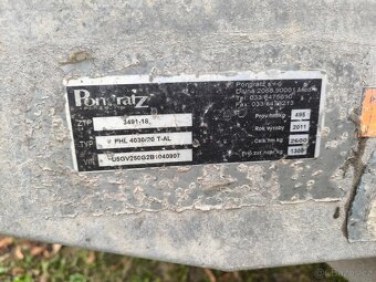 Pongratz dvounápravový brzděný vozik - 5