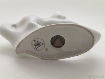 Bílá soška Kůň Royal Dux Brusel J. Ježek - 5