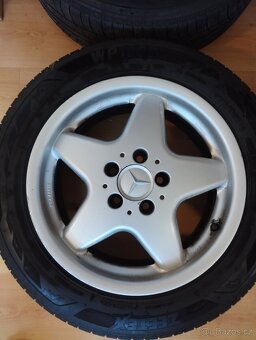 alu kola 5x112 Mercedes + pneu zimní R16 205/60 - 5