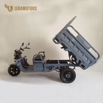 Pracovní elektro tříkolka, Leramotors, 1000W, šedá - 5
