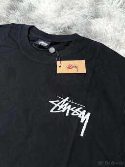 Stüssy bílé tričko whitedice velikost M - 5