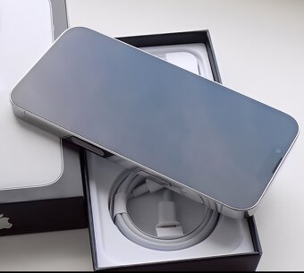 iPhone 13 Pro Max Silver BATERIE 100% TOP - 5