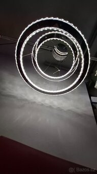 Led lustr 2 kruhy - prsteny - 5
