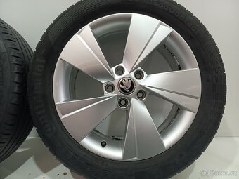 Letní alu kola Superb 5x112 R17 pneu 215/55/17/ - 5